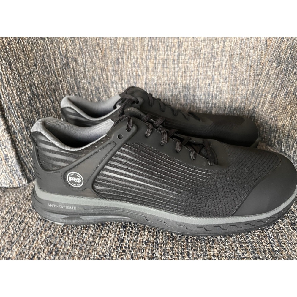 New! TIMBERLAND PRO DRIVETRAIN SD35 COMPOSITE SAFETY TOE ~ MEN'S 15 Black Shoes